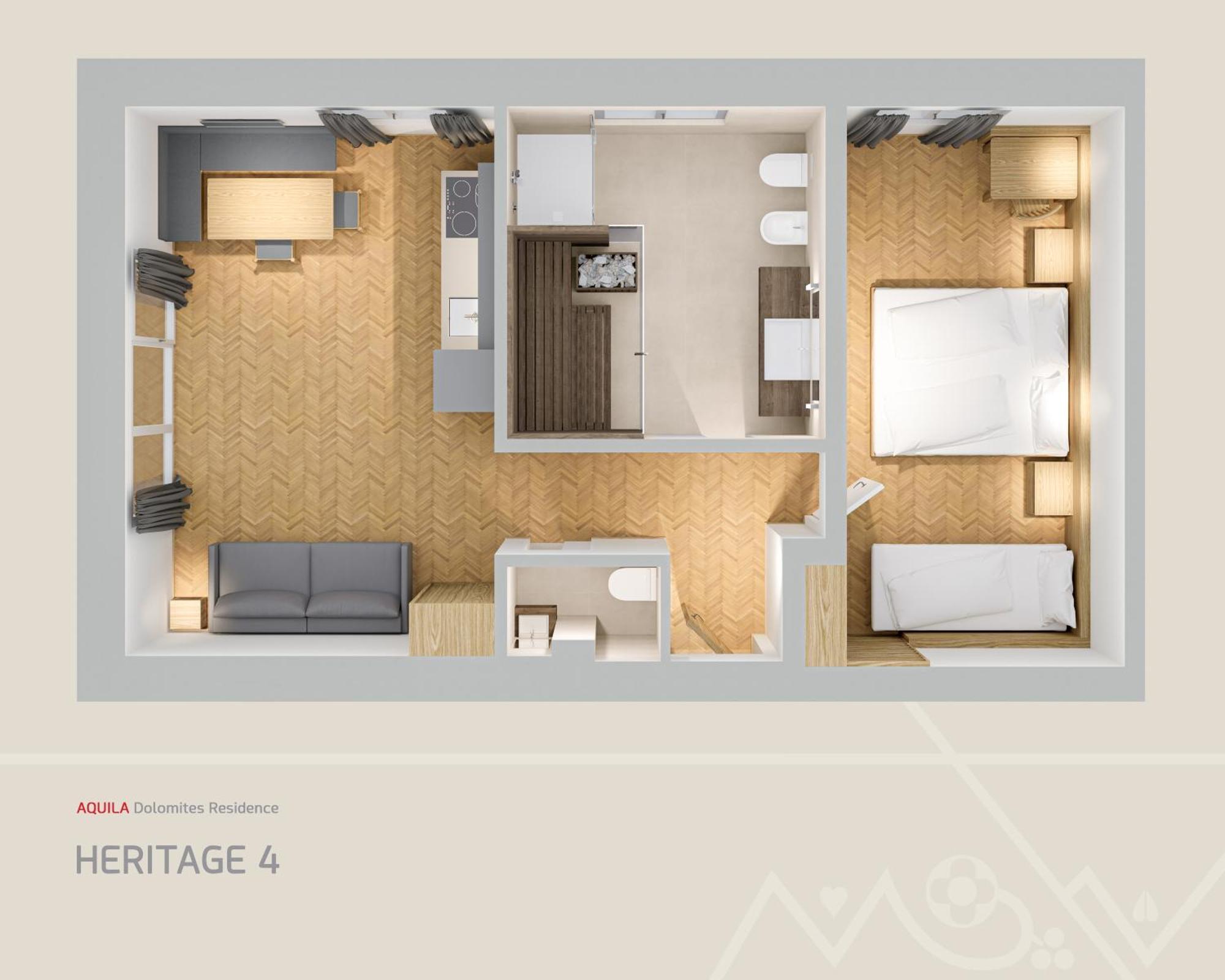 Aquila Dolomites Residence Ortisei Exterior foto